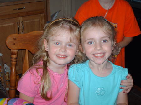 Caitlyn and Madison, granddaughters