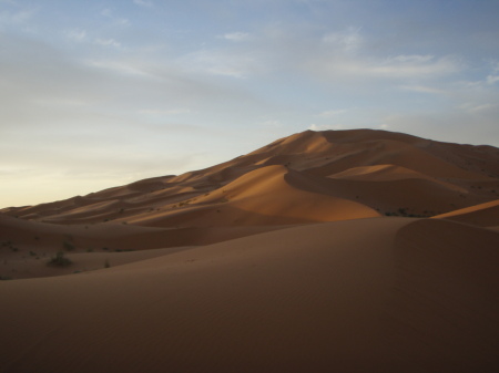 Sunrise, Sahara desert, Erg Chebbi