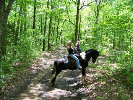 me riding my horse "Doc"