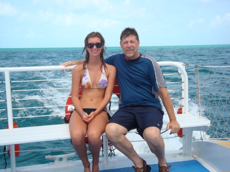 Daughter Elise and me, Keywest