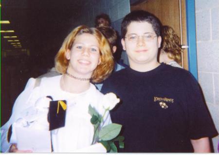 Lish ( Jane's daughter) & my son Chris in '03