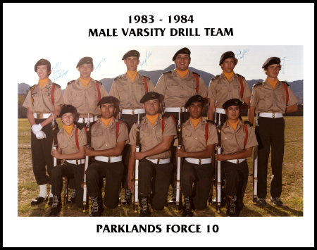 Parklands First Varsity Drill Team 1983-1984