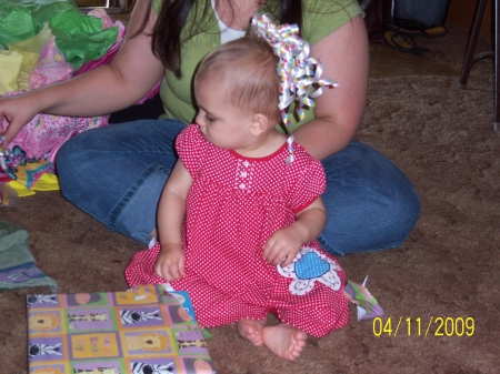 my grand daughters first b-day