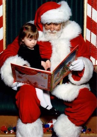Santa and eden reading