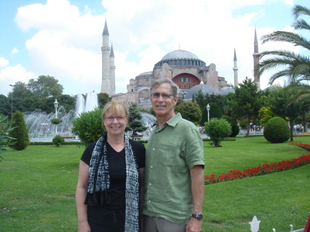 David and Phyllis in Istanbul, Turkey