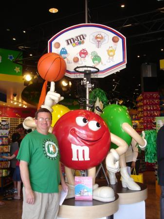 Ballin at the M&M Store in Vegas...