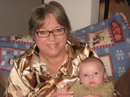 Mary Nell Smith Jones and grandson Jacob 2008