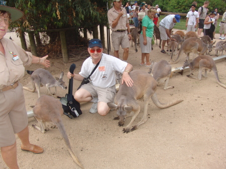 Howard with Kangaroo