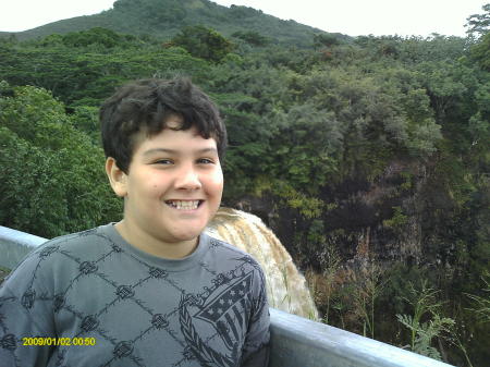 Daniel At Wailua Falls