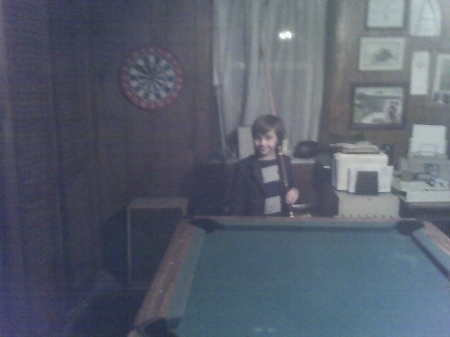 charlie 7 playing pool