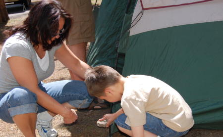 Yellowstone camping 05-29-09