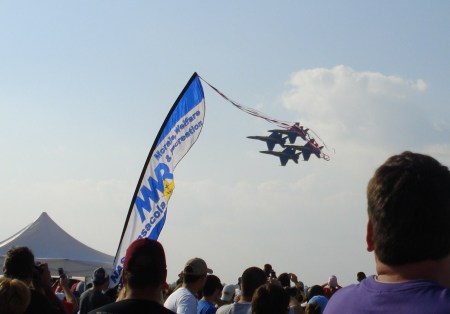 At the Blue Angels show