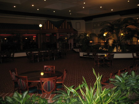 lobby in the marriott where the reunion was