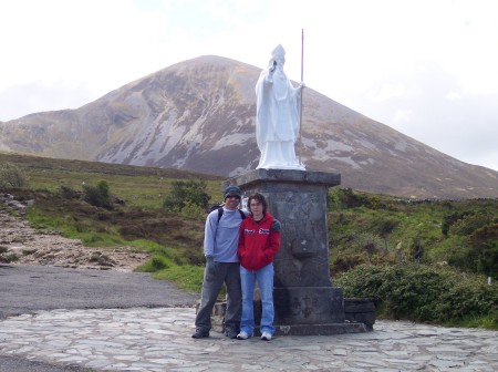 Ready to climb Croagh Patrick