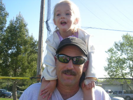 My husband Paul and our grandaughter Marissa.