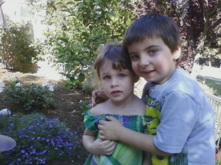 Our grand niece and nephew, Tyler and Emily