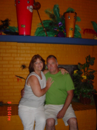 my husband Carl and myself on vacation