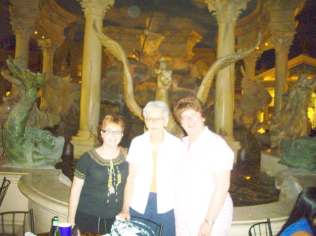 Me, mom and sister-in-law in Vegas!