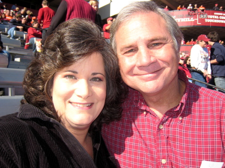 Joan & I at the Carolina - Clemson Game