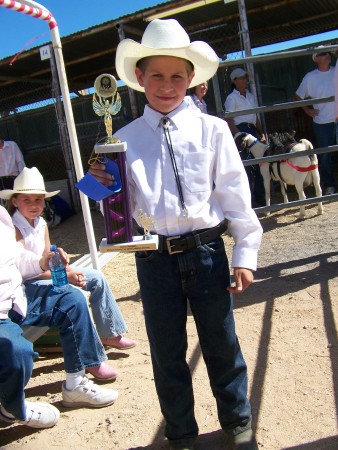 Grandson Daniel at the Fair.