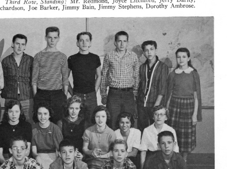 Jim 8th grade 1959