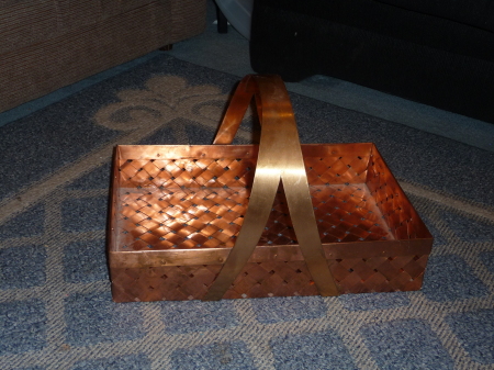 Basket made of Copper & Brass