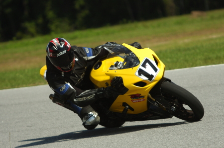 Dalton on His current racing bike 2009