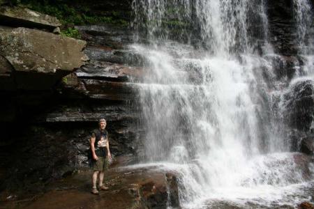 one of twenty falls on the Falls Trail