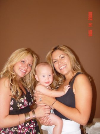 My daughters and Grandson