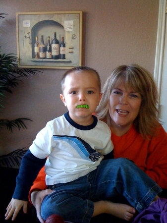 My grandson & me at Halloween