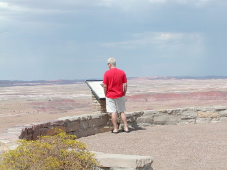 Deely at the Painted Desert