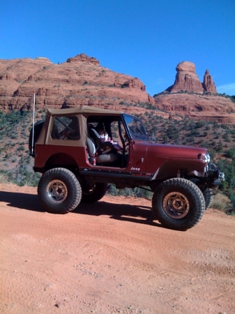 Daddy & Chey out Jeepin' in Az.