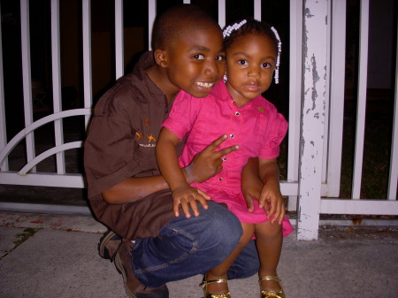 two of my grands mortavis & jayna