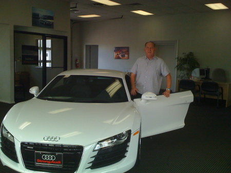 me at work 2009 Audi R8 any takers?