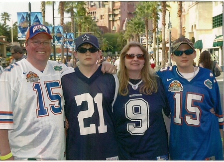 Family at Disney