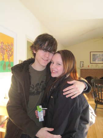 Samantha, 16 and her boyfriend Russell, 17