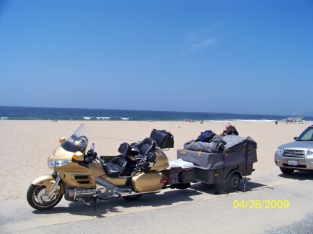 Fixing lunch at Monterey, CA