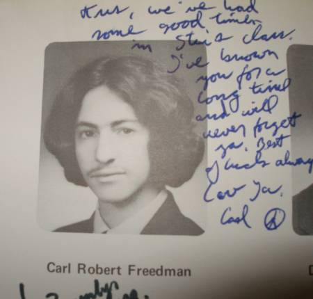 Carl Freidman, what a cutie!