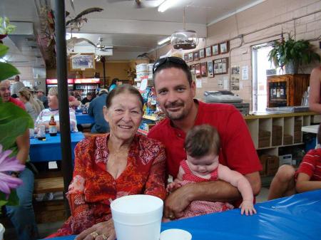 BIg Joe and his grandma MImi and RAgan