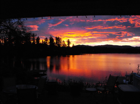 Sunrise at Lake Sawyer