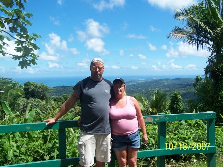 wife and i in puerto rico