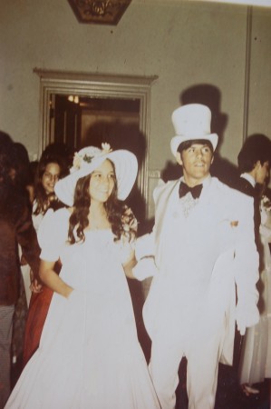 high school senior prom photo 1973