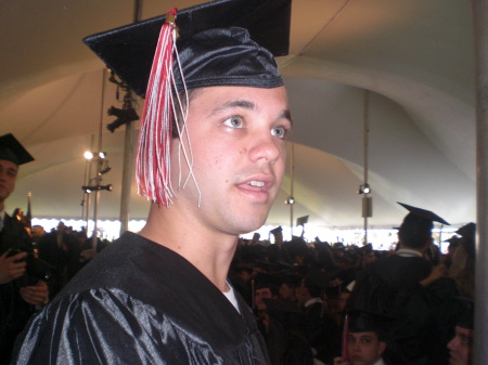 Matt at his graduation 2009 from St. Joes