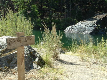 Our favorite fishing spot for many years, 2009