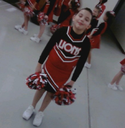 Sierra at cheer