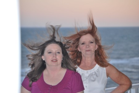 Undrea and Myself with that wind blowed look