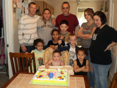 Everyone at Gabby's first birthday.