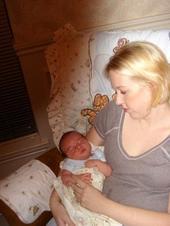 My daughter and new born grandson