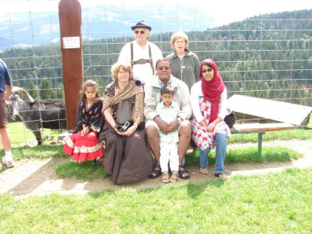 Family photo, Austria, July 2007