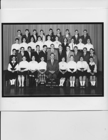 Class 9-6 1958  Meyer Levin JHS